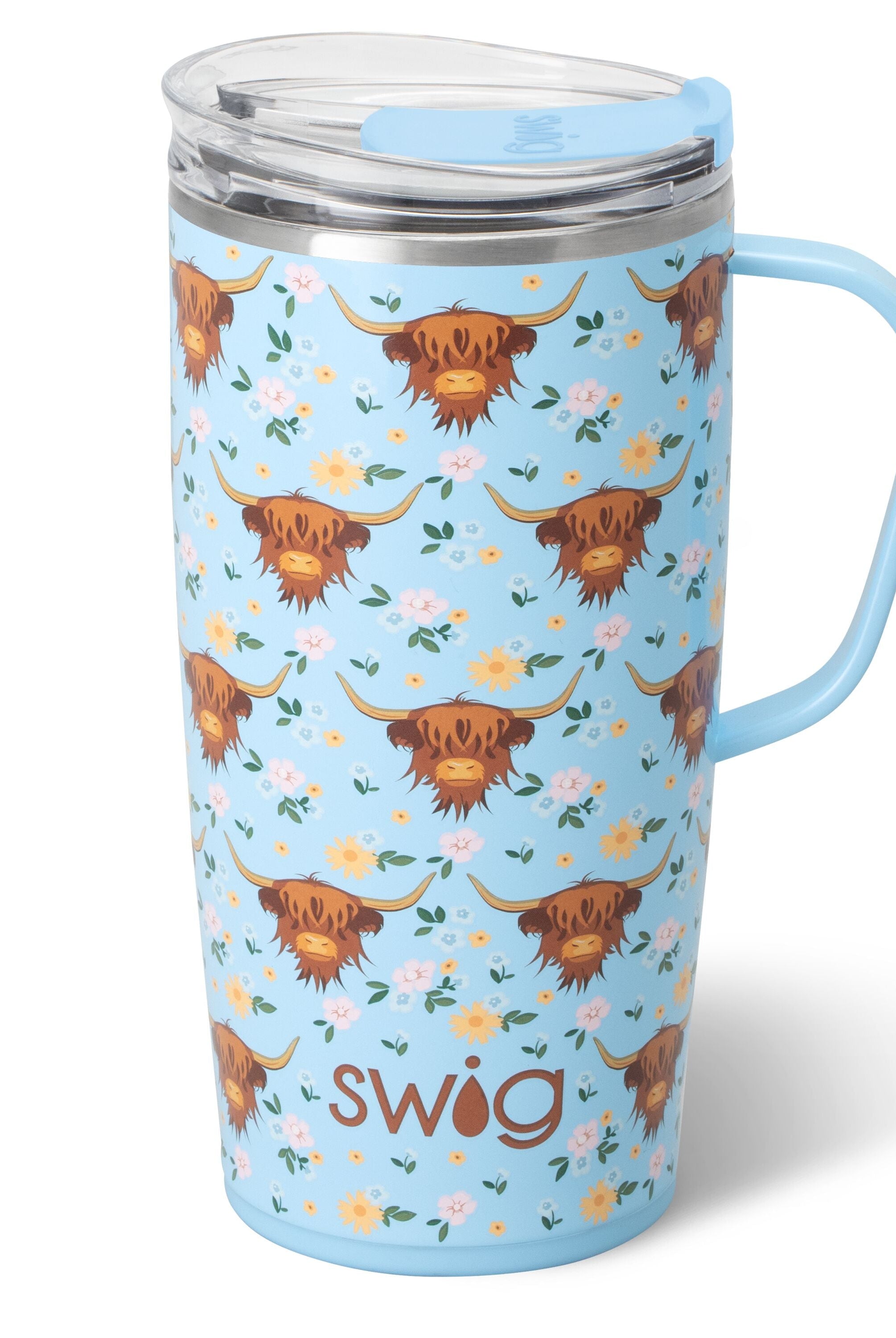 Holy Cow Travel Mug 22oz-Travel Mugs-Dear Me Southern Boutique, located in DeRidder, Louisiana