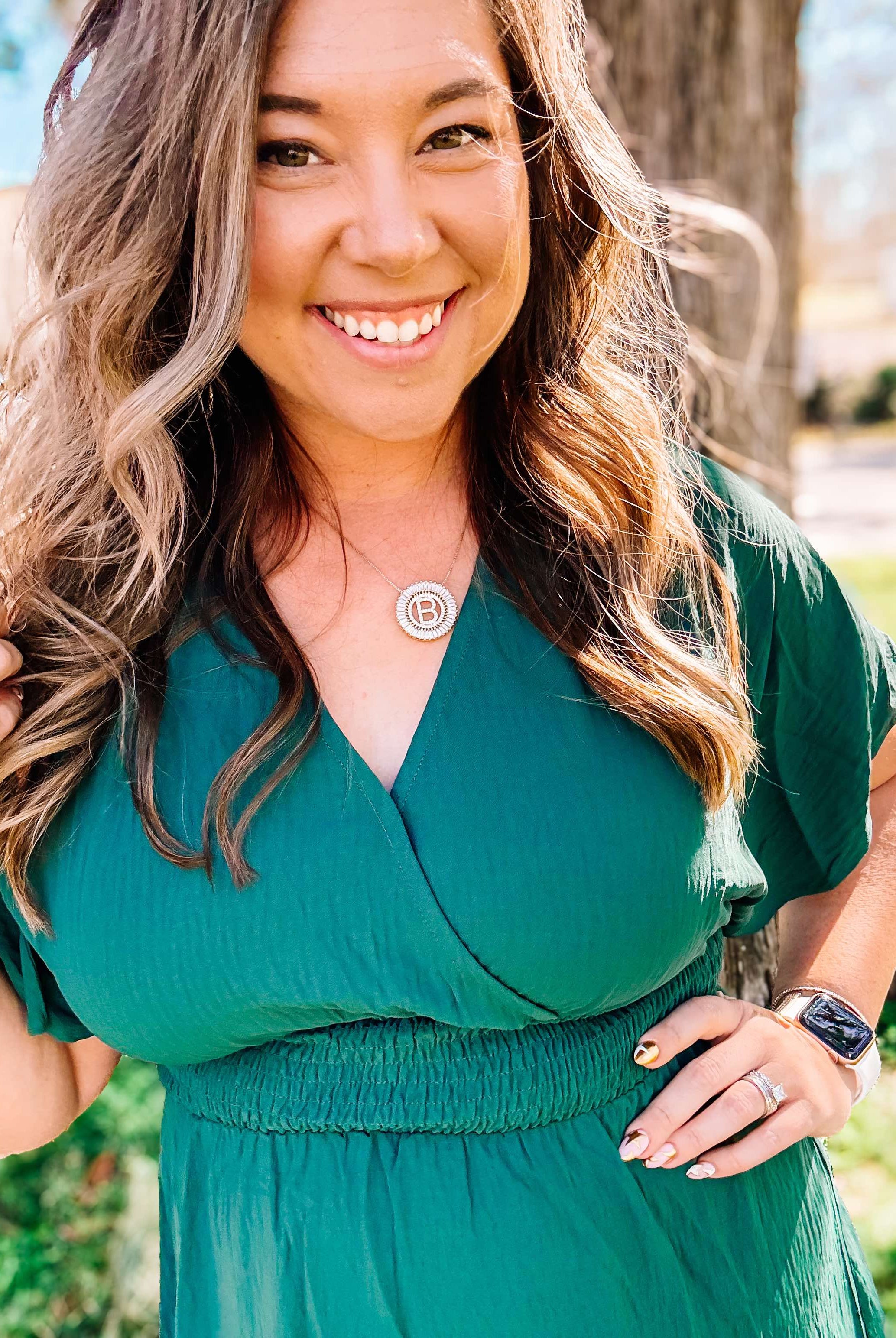 Hot Mom Summer Maxi Dress - Hunter Green-Maxi Dresses-Dear Me Southern Boutique, located in DeRidder, Louisiana