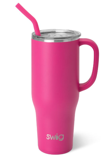 Hot Pink Swig Mega Mug-Mega Mugs-Dear Me Southern Boutique, located in DeRidder, Louisiana
