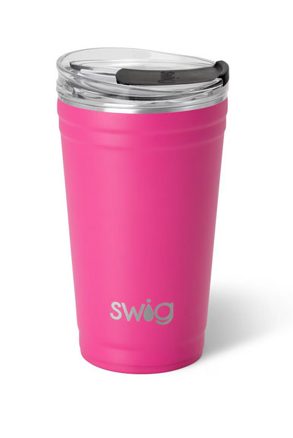 Hot Pink Swig Party Cup-Tumblers-Dear Me Southern Boutique, located in DeRidder, Louisiana