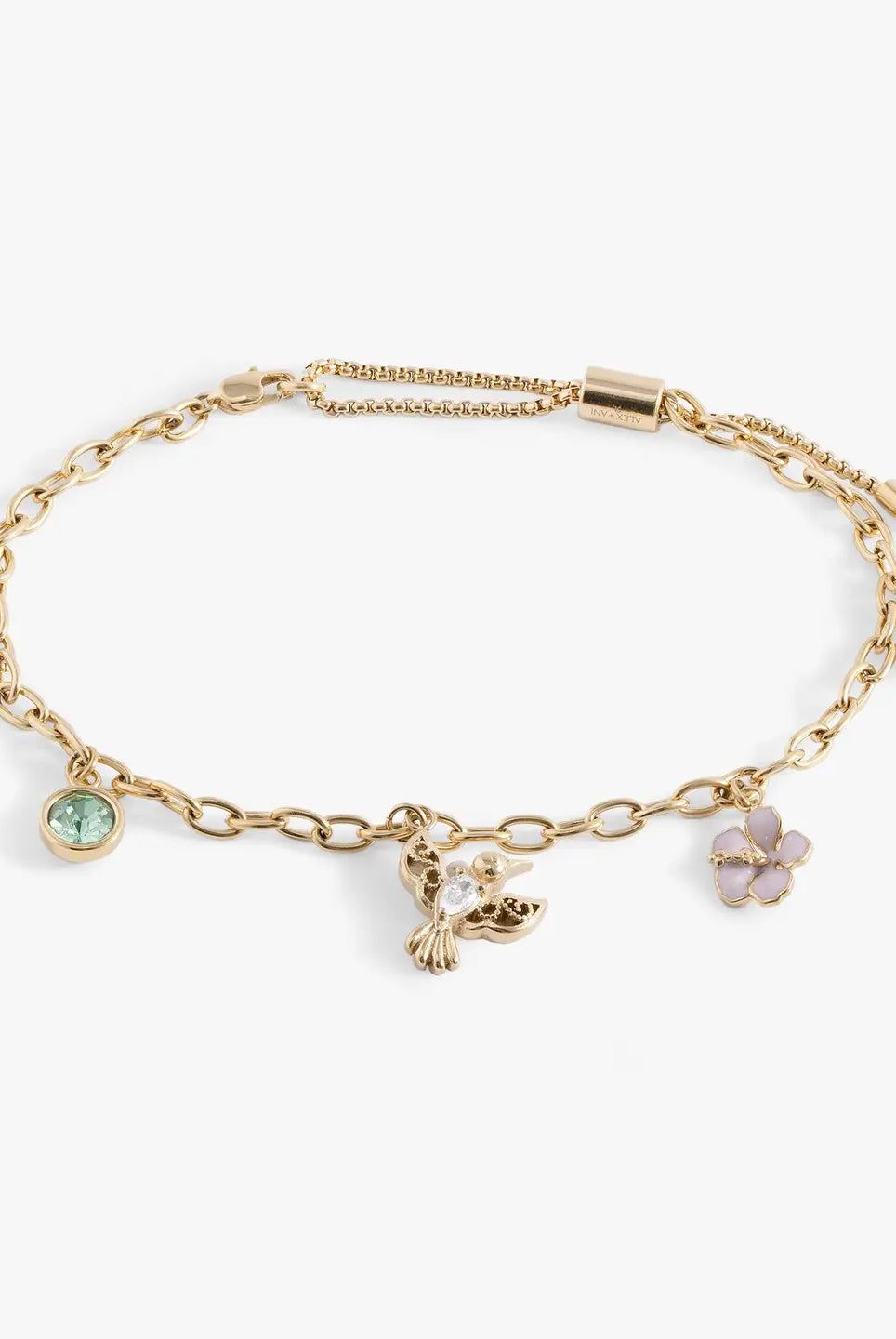 Hummingbird Multicharm Adjustable Anklet-Jewelry-Dear Me Southern Boutique, located in DeRidder, Louisiana
