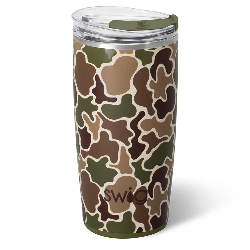 Hunting Camo Swig Tumbler 22oz-Tumblers-Dear Me Southern Boutique, located in DeRidder, Louisiana