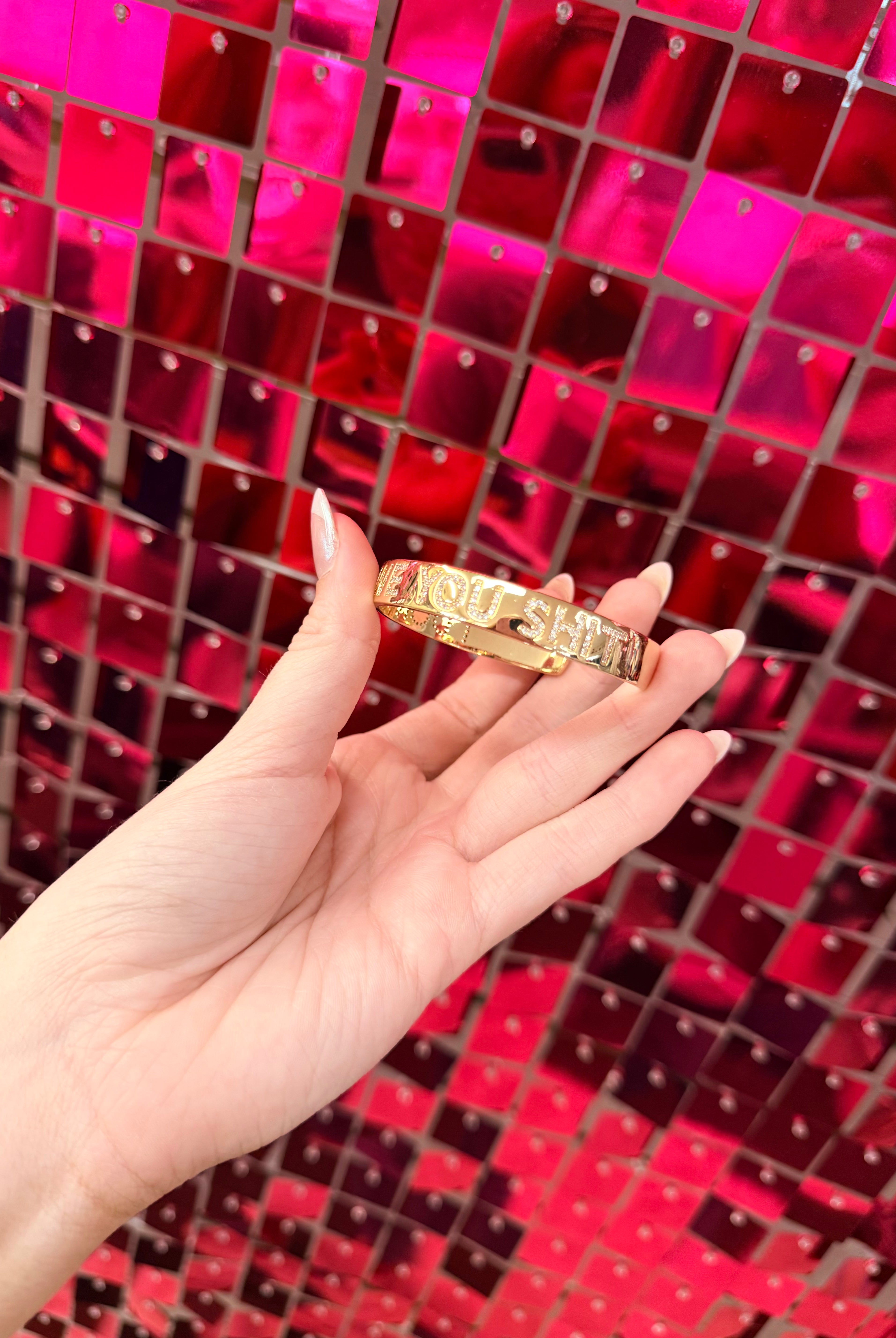 I Don't Owe You Bangle-Bracelets-Dear Me Southern Boutique, located in DeRidder, Louisiana