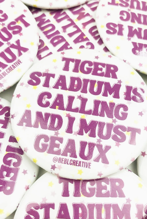 I Must Geaux Game Day Button-Buttons-Dear Me Southern Boutique, located in DeRidder, Louisiana