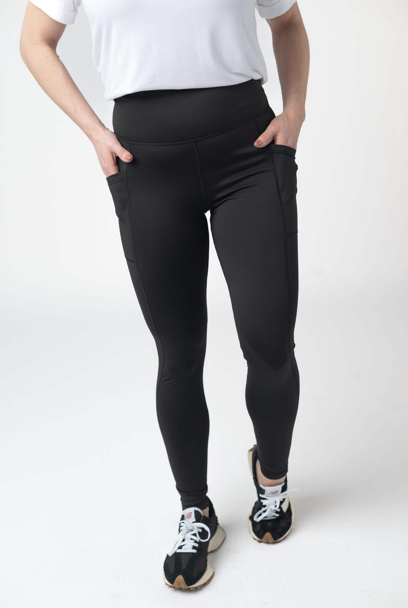 IN STOCK Athleisure Leggings - Black-Leggings-Dear Me Southern Boutique, located in DeRidder, Louisiana