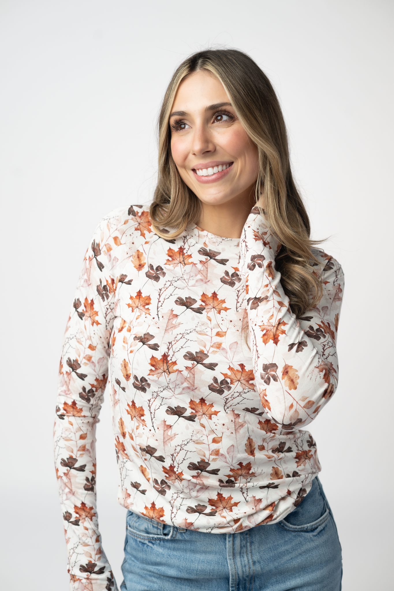 IN STOCK Blair Long Sleeve Top - Fall Foliage-Tops-Dear Me Southern Boutique, located in DeRidder, Louisiana