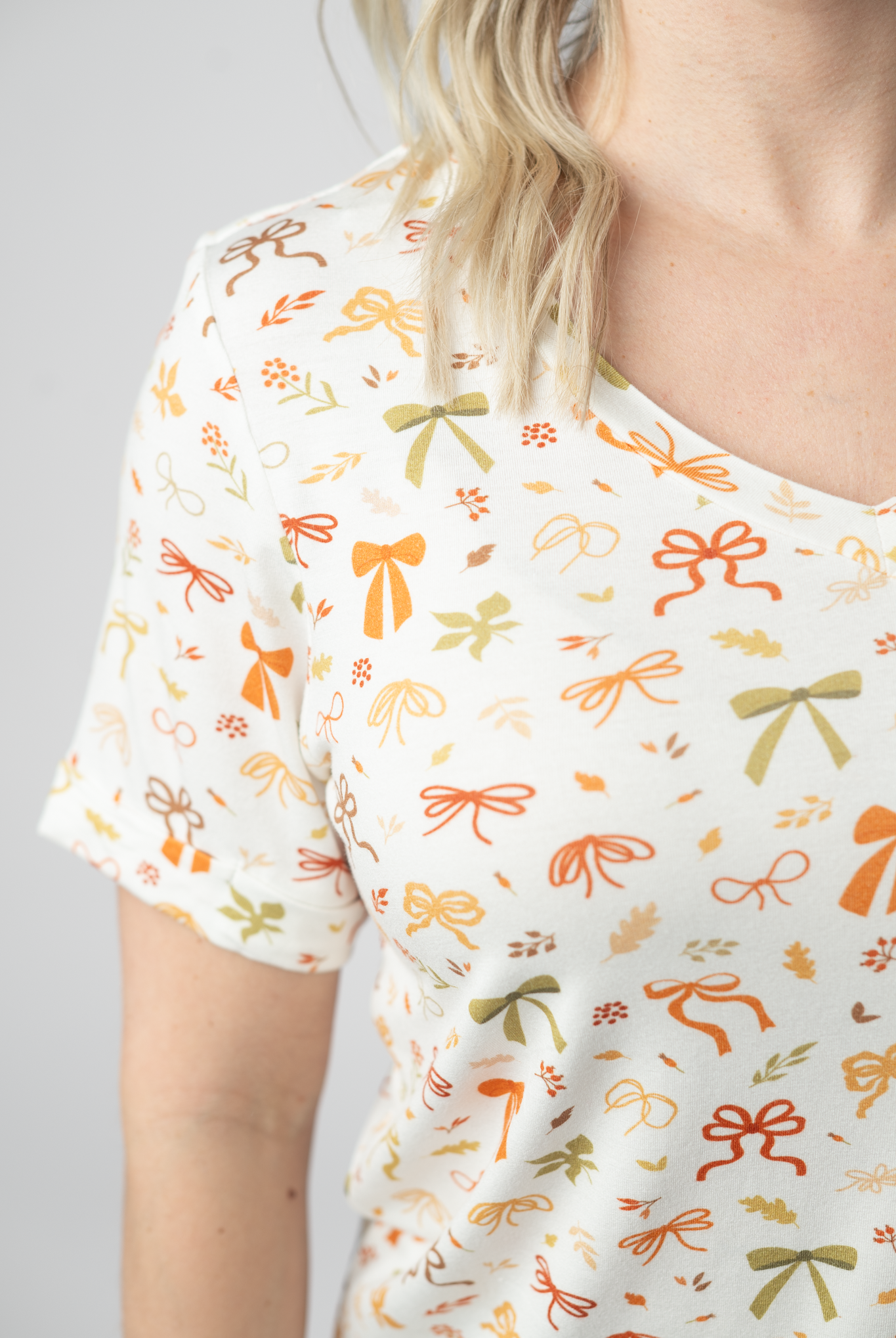 IN STOCK Sophie Top - Harvest Bows-Shirts-Dear Me Southern Boutique, located in DeRidder, Louisiana
