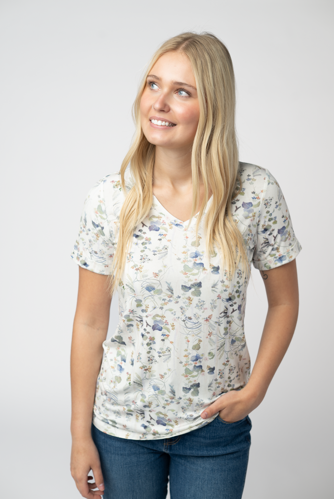 IN STOCK Sophie Top - Olive Meadow-Shirts-Dear Me Southern Boutique, located in DeRidder, Louisiana