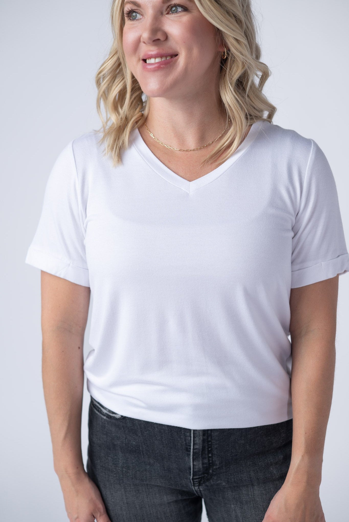 IN STOCK Sophie Top - White-Shirts-Dear Me Southern Boutique, located in DeRidder, Louisiana