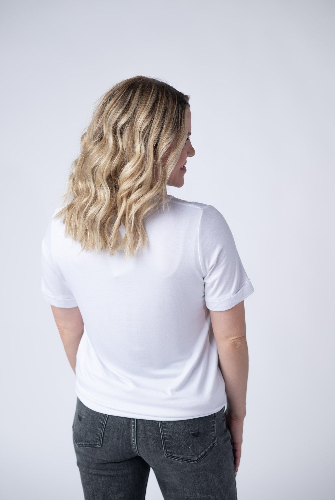 IN STOCK Sophie Top - White-Shirts-Dear Me Southern Boutique, located in DeRidder, Louisiana