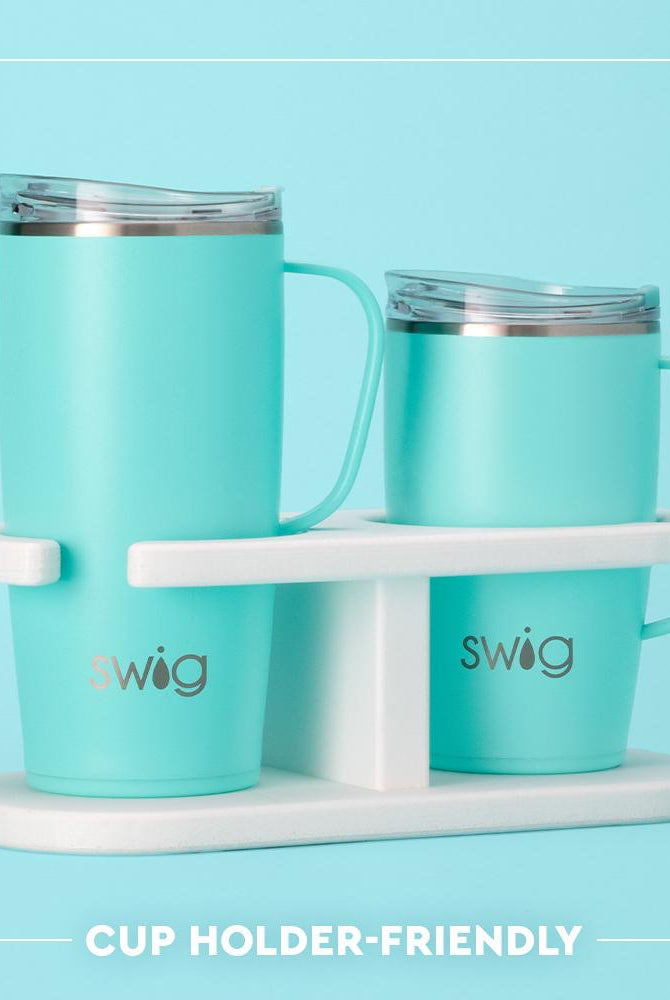 Indigo Tiles Travel Mug 22oz-Tumblers-Dear Me Southern Boutique, located in DeRidder, Louisiana