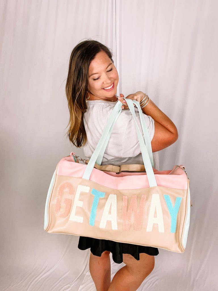 Jadelynn Brooke GETAWAY Duffel Bag-Bags-Dear Me Southern Boutique, located in DeRidder, Louisiana