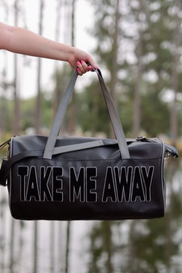 Jadelynn Brooke TAKE ME AWAY Duffel Bag-Duffle Bags-Dear Me Southern Boutique, located in DeRidder, Louisiana