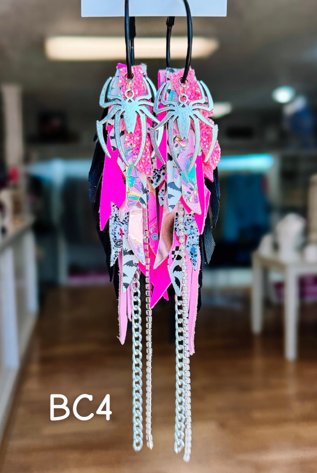 Jak Sprat BOO-jee Collection: Medium Mic Drop Dangles-Earrings-Dear Me Southern Boutique, located in DeRidder, Louisiana