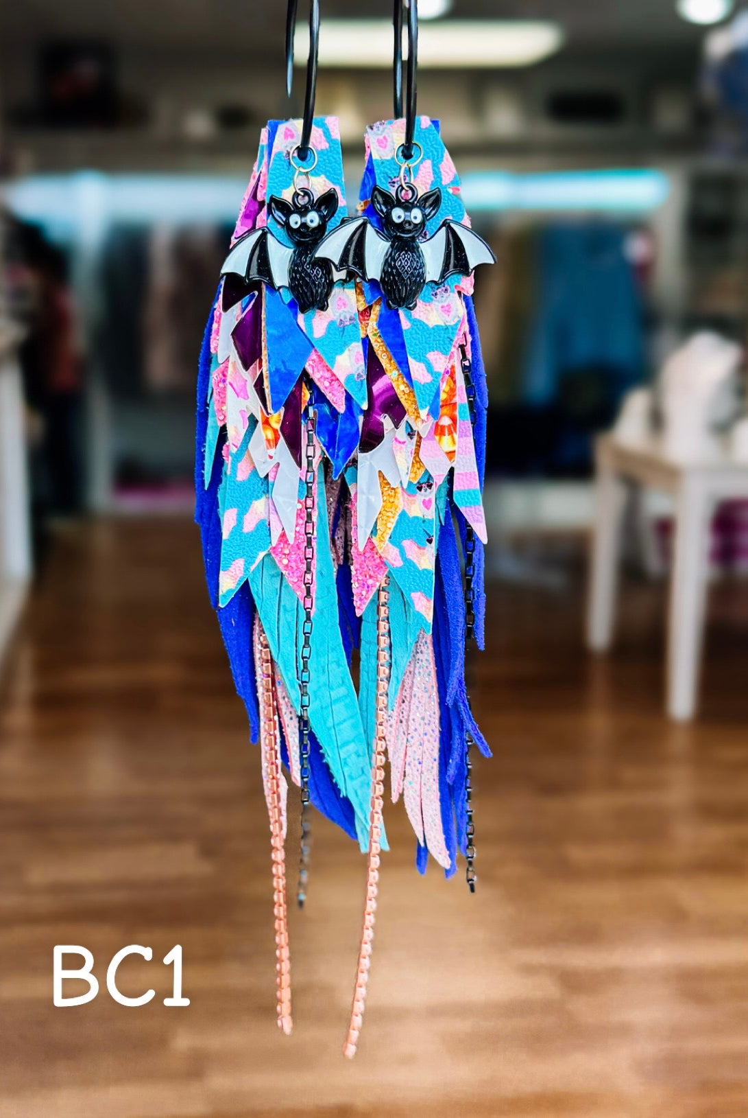 Jak Sprat BOO-jee Collection: Mega Mic Drop Dangles-Earrings-Dear Me Southern Boutique, located in DeRidder, Louisiana
