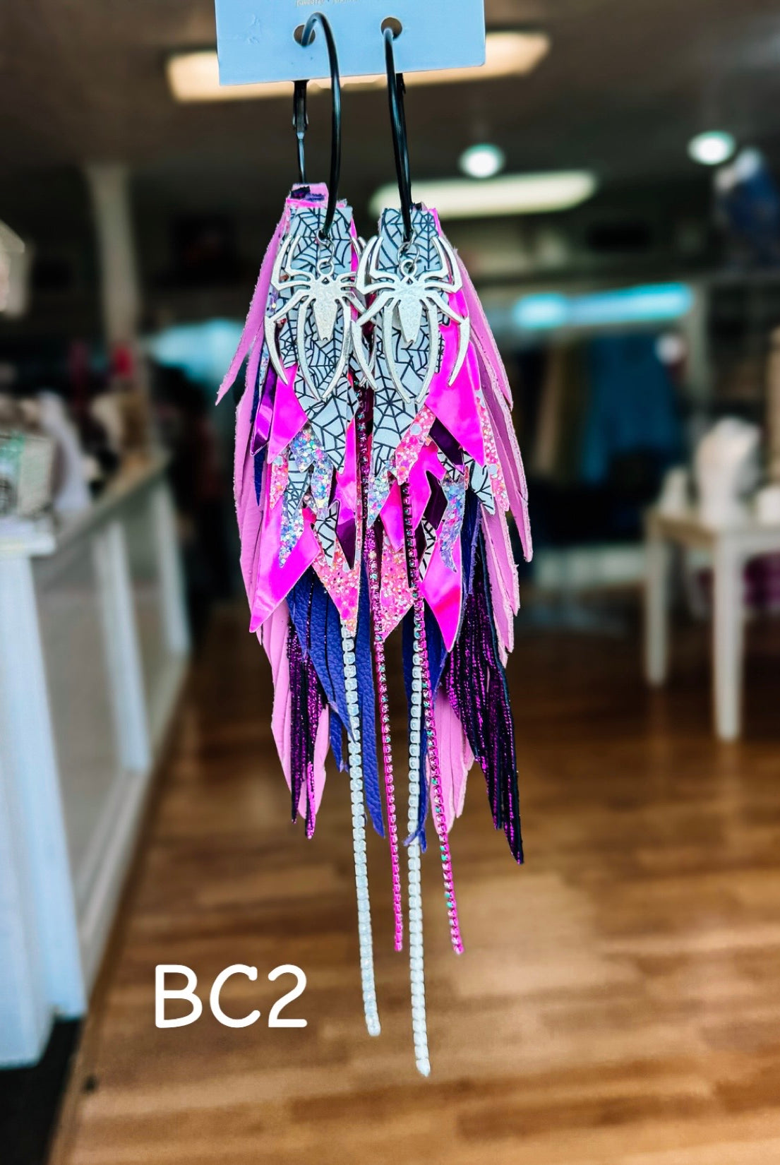 Jak Sprat BOO-jee Collection: Mega Mic Drop Dangles-Earrings-Dear Me Southern Boutique, located in DeRidder, Louisiana