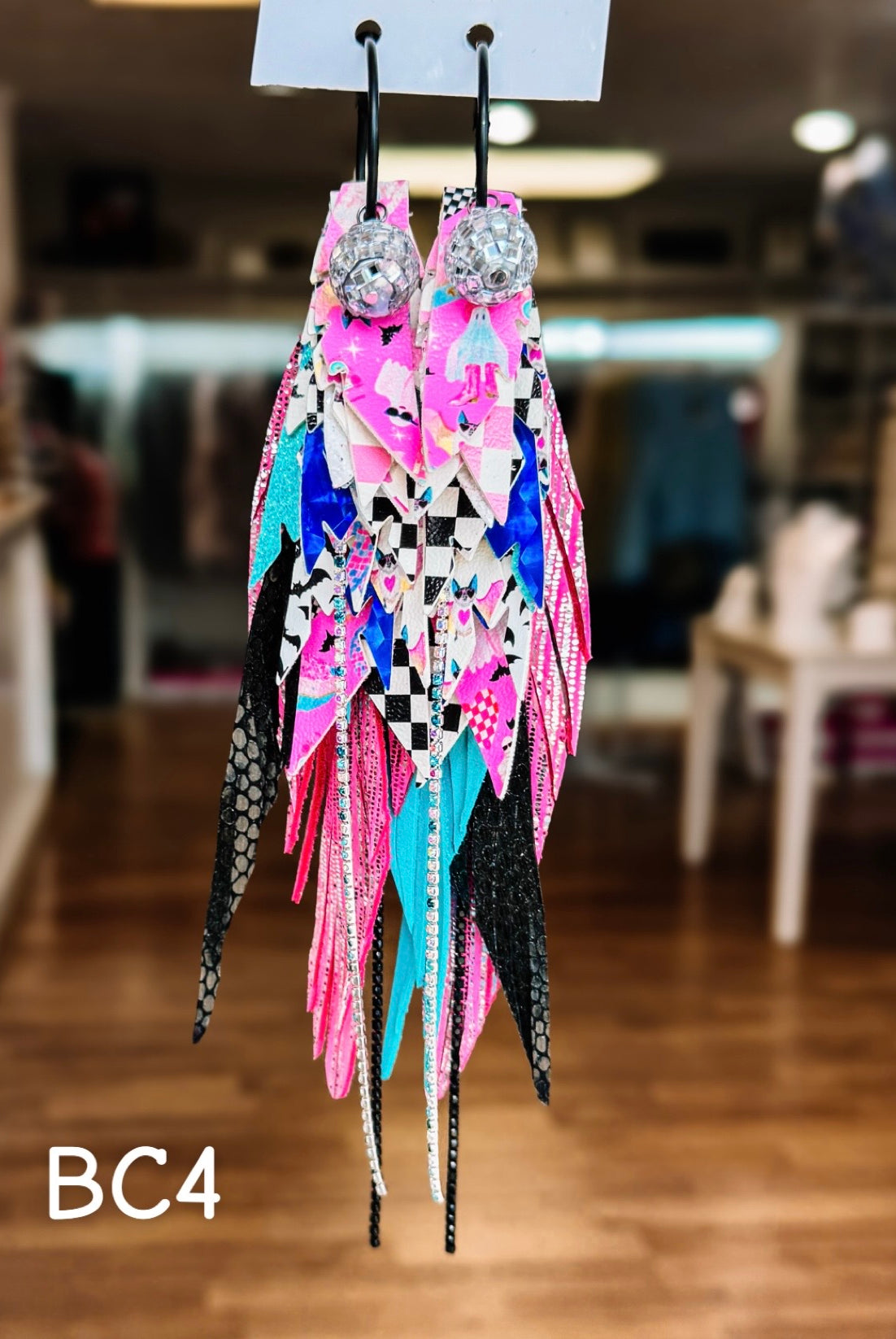 Jak Sprat BOO-jee Collection: Mega Mic Drop Dangles-Earrings-Dear Me Southern Boutique, located in DeRidder, Louisiana