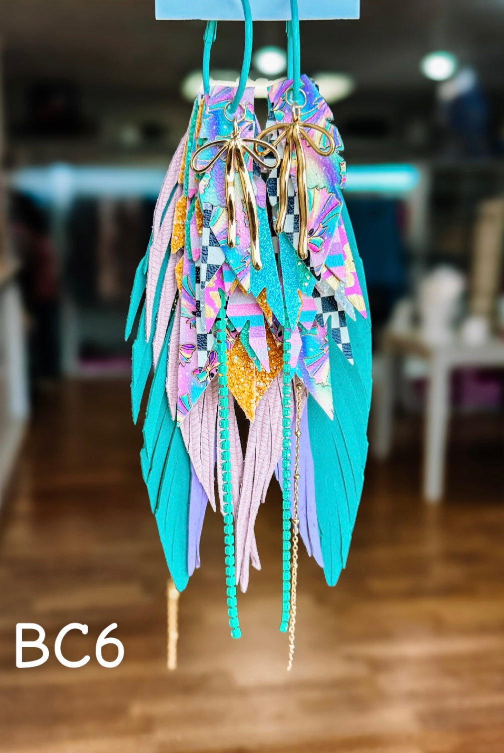 Jak Sprat BOO-jee Collection: Mega Mic Drop Dangles-Earrings-Dear Me Southern Boutique, located in DeRidder, Louisiana