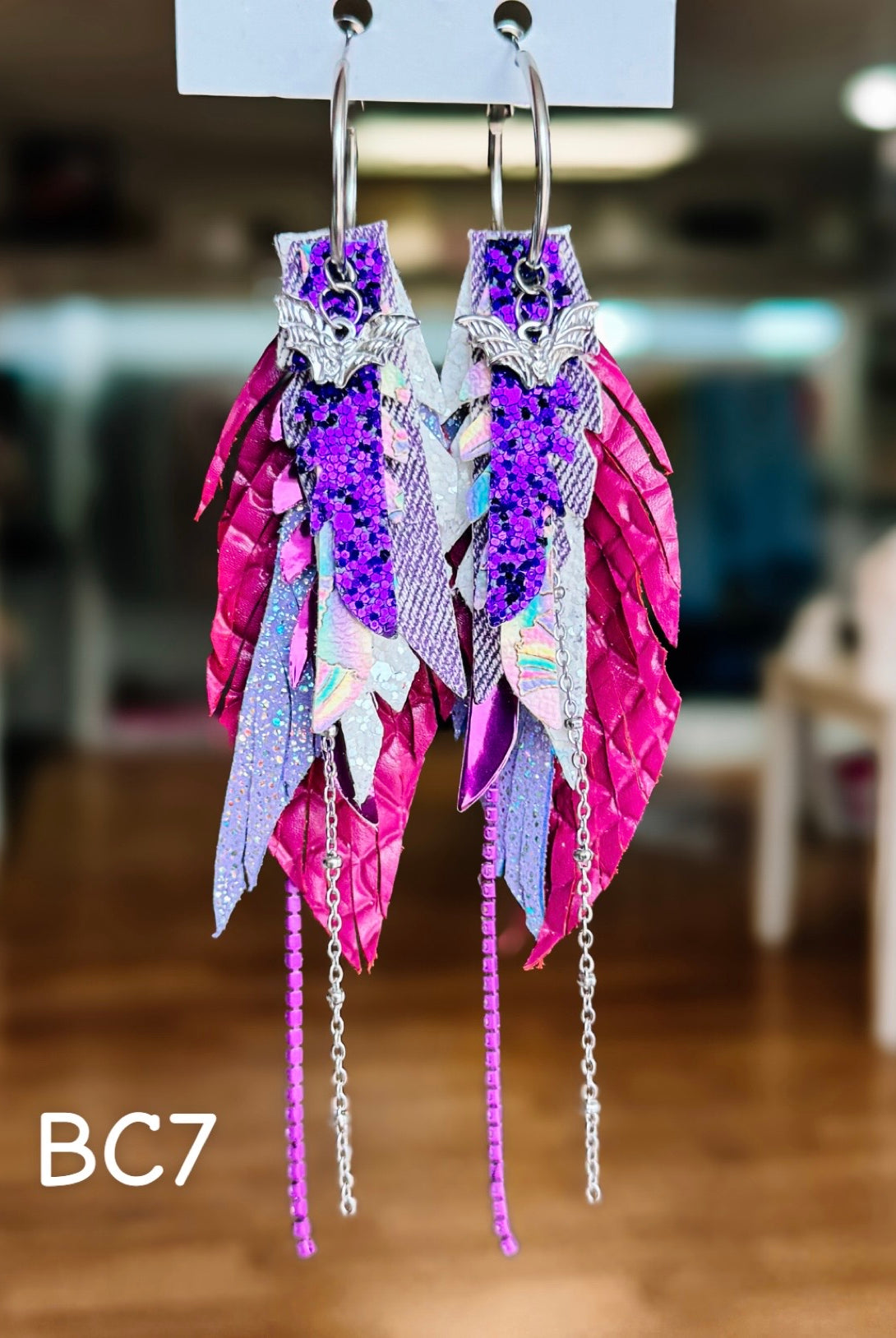 Jak Sprat BOO-jee Collection: Mini Mic Drop Dangles-Earrings-Dear Me Southern Boutique, located in DeRidder, Louisiana