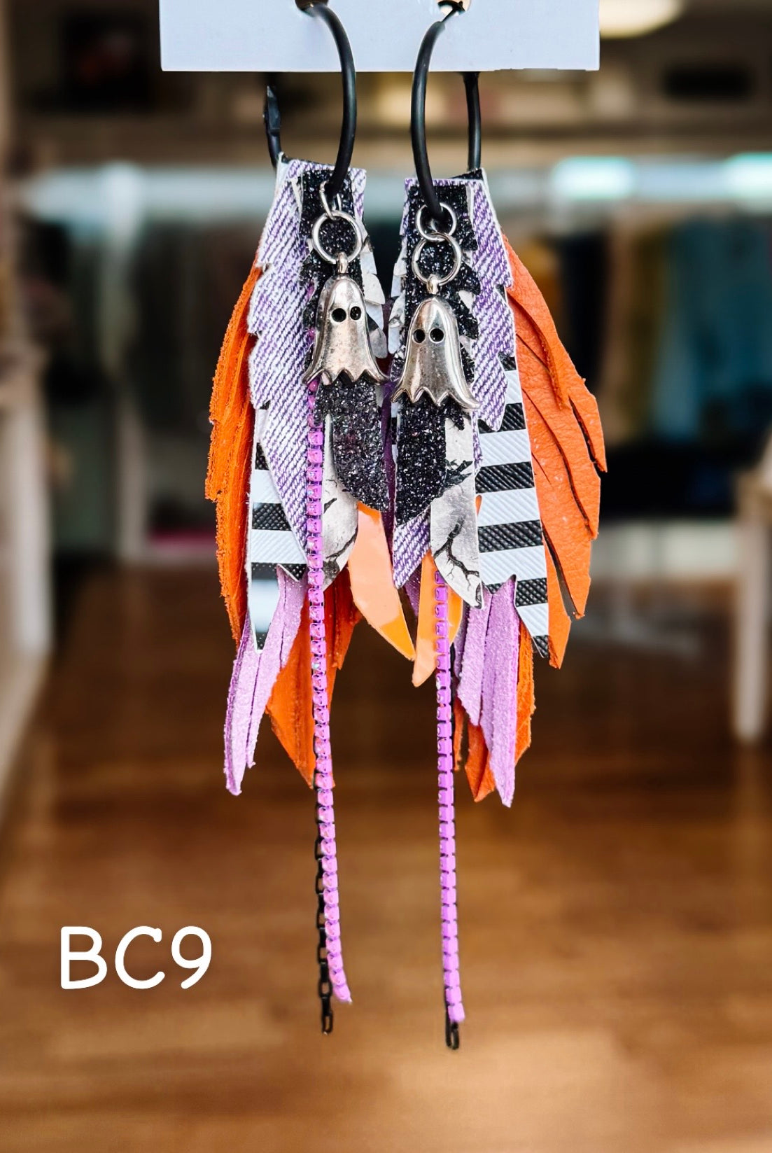 Jak Sprat BOO-jee Collection: Mini Mic Drop Dangles-Earrings-Dear Me Southern Boutique, located in DeRidder, Louisiana