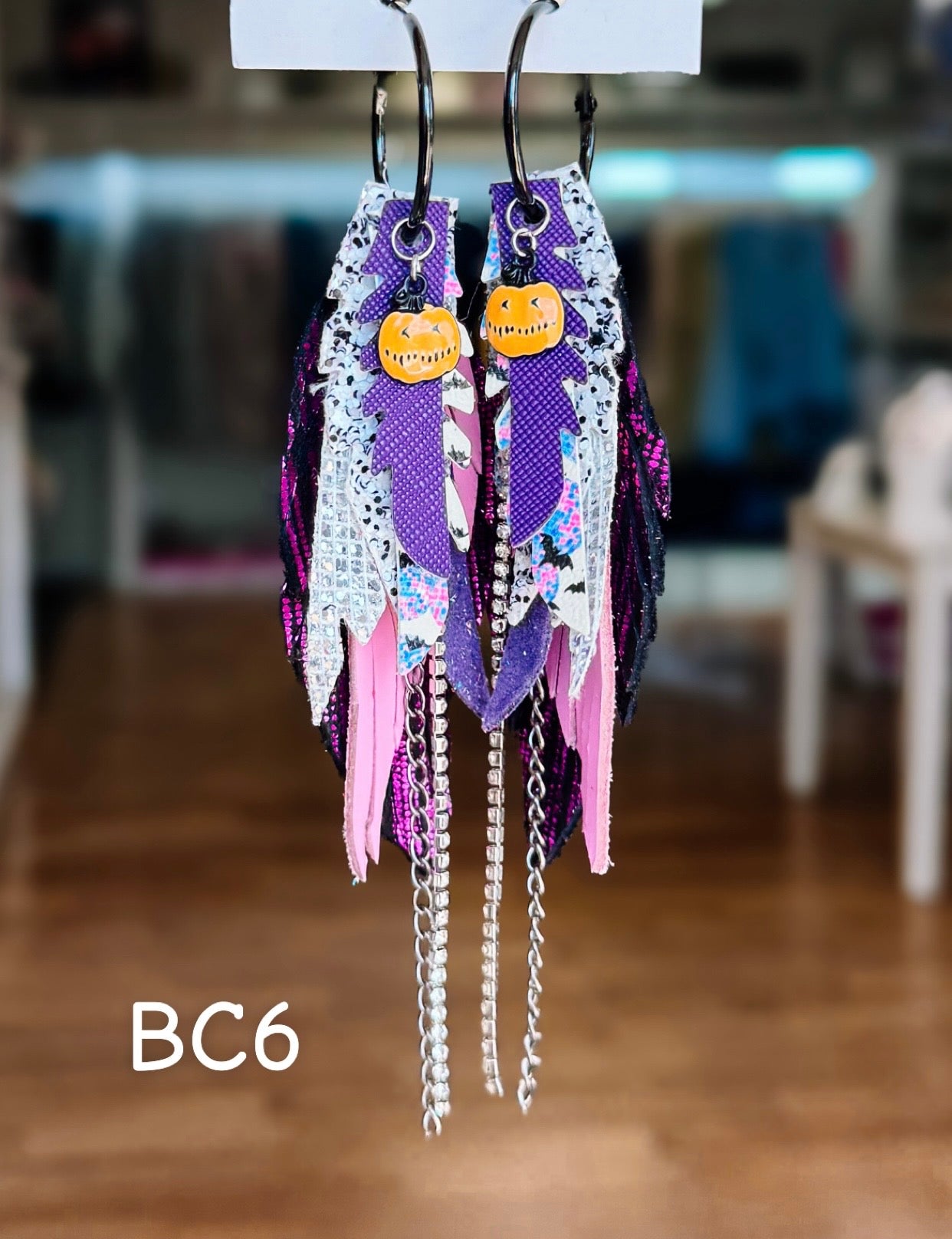 Jak Sprat BOO-jee Collection: Mini Mic Drop Dangles-Jewelry - Earrings-Dear Me Southern Boutique, located in DeRidder, Louisiana