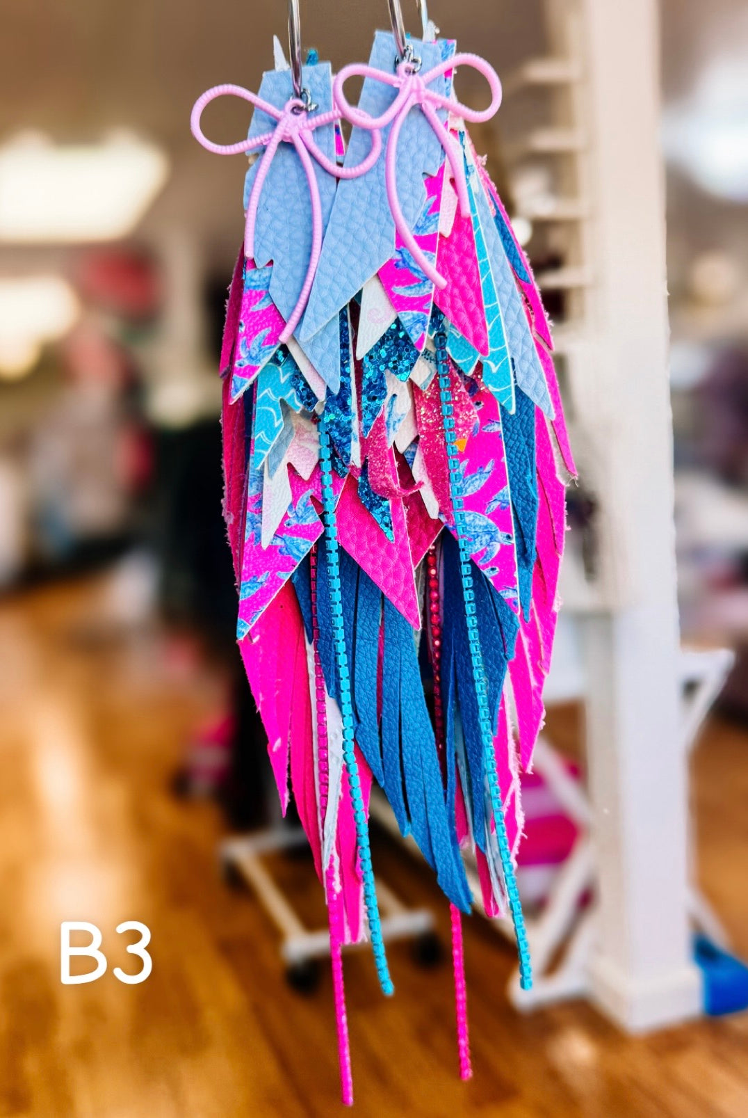 Jak Sprat Beach Please Collection: Mega Mic Drop-Earrings-Dear Me Southern Boutique, located in DeRidder, Louisiana