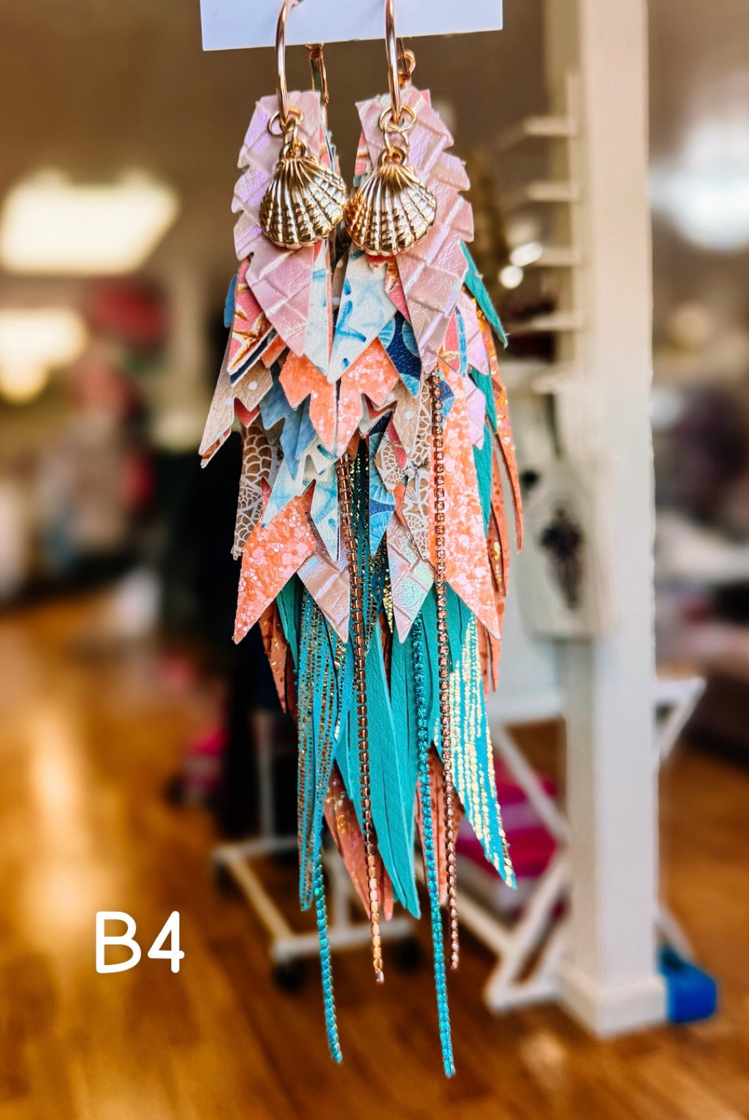 Jak Sprat Beach Please Collection: Mega Mic Drop-Earrings-Dear Me Southern Boutique, located in DeRidder, Louisiana