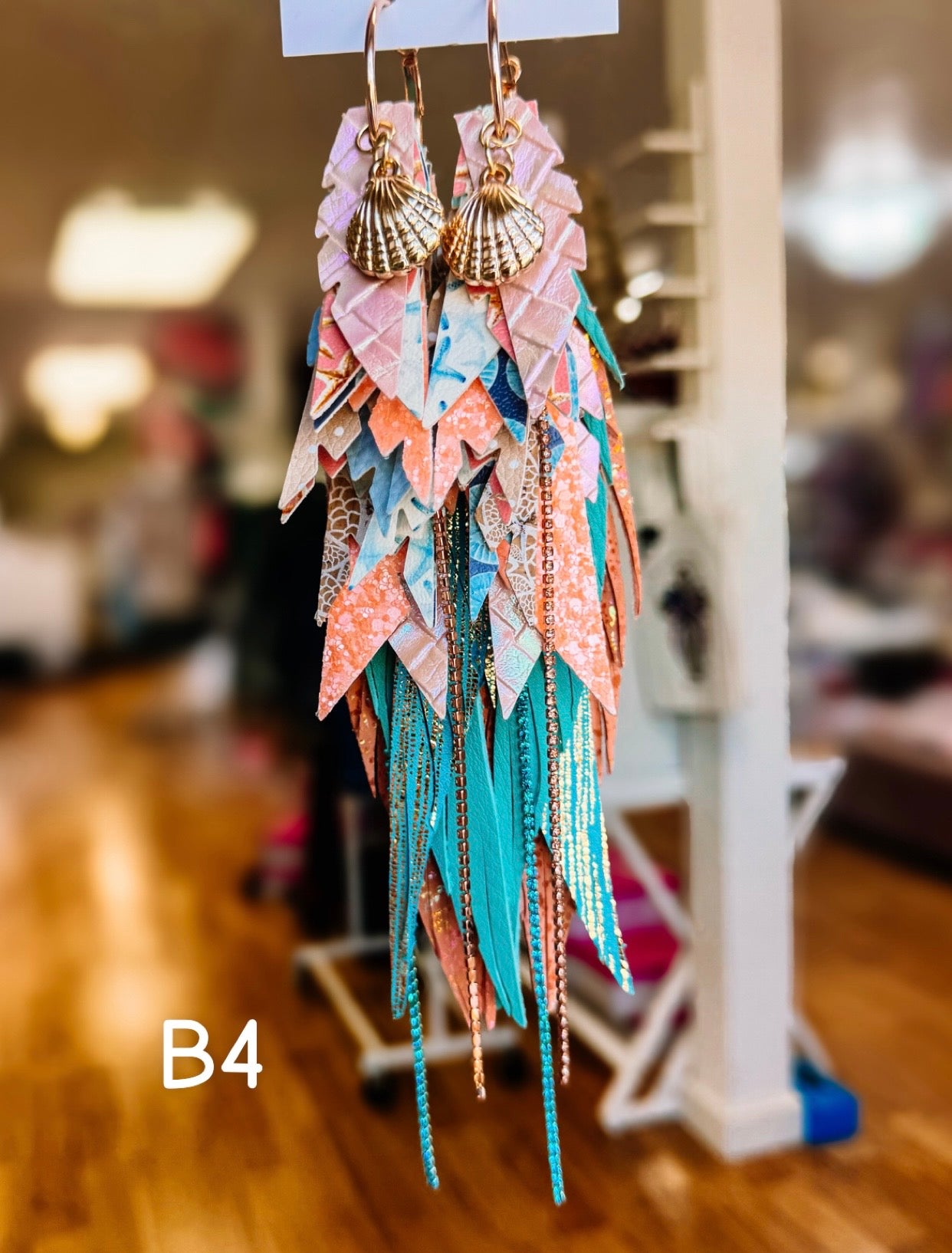 Jak Sprat Beach Please Collection: Mega Mic Drop-Earrings-Dear Me Southern Boutique, located in DeRidder, Louisiana