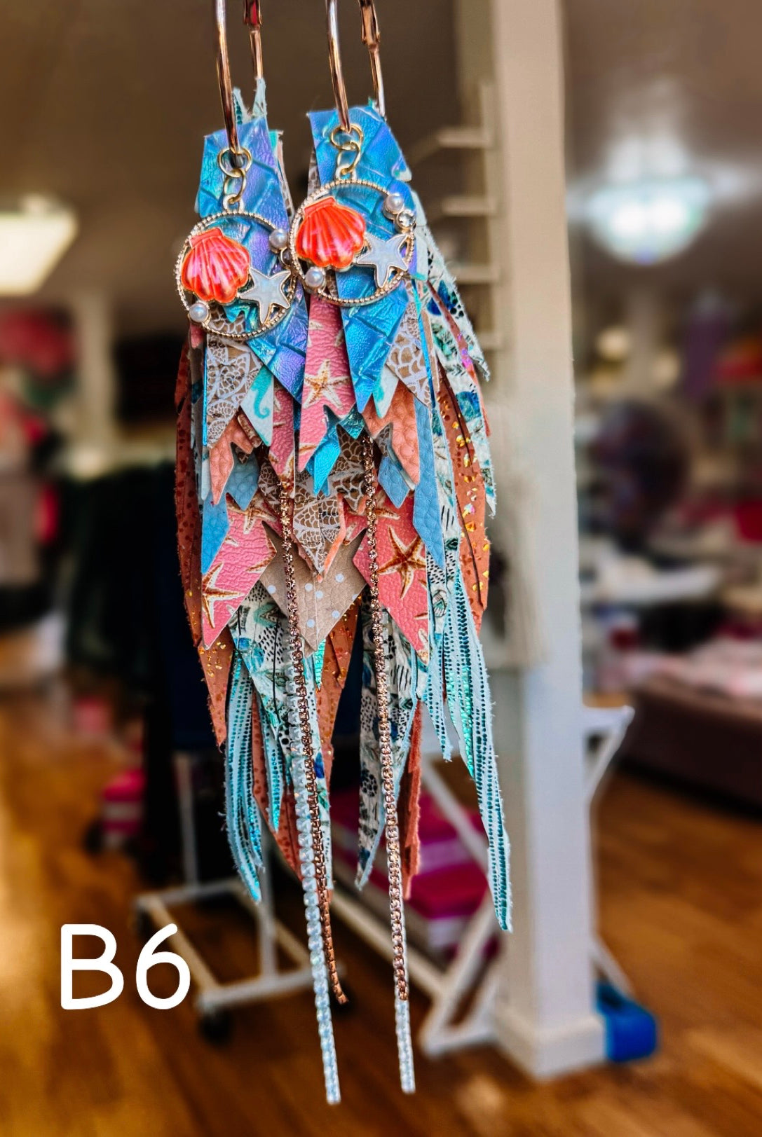 Jak Sprat Beach Please Collection: Mega Mic Drop-Earrings-Dear Me Southern Boutique, located in DeRidder, Louisiana