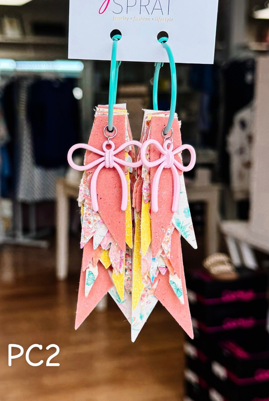 Jak Sprat Beg Your Pardon Collection: Charmed Fabulous Feather Dangles-Earrings-Dear Me Southern Boutique, located in DeRidder, Louisiana