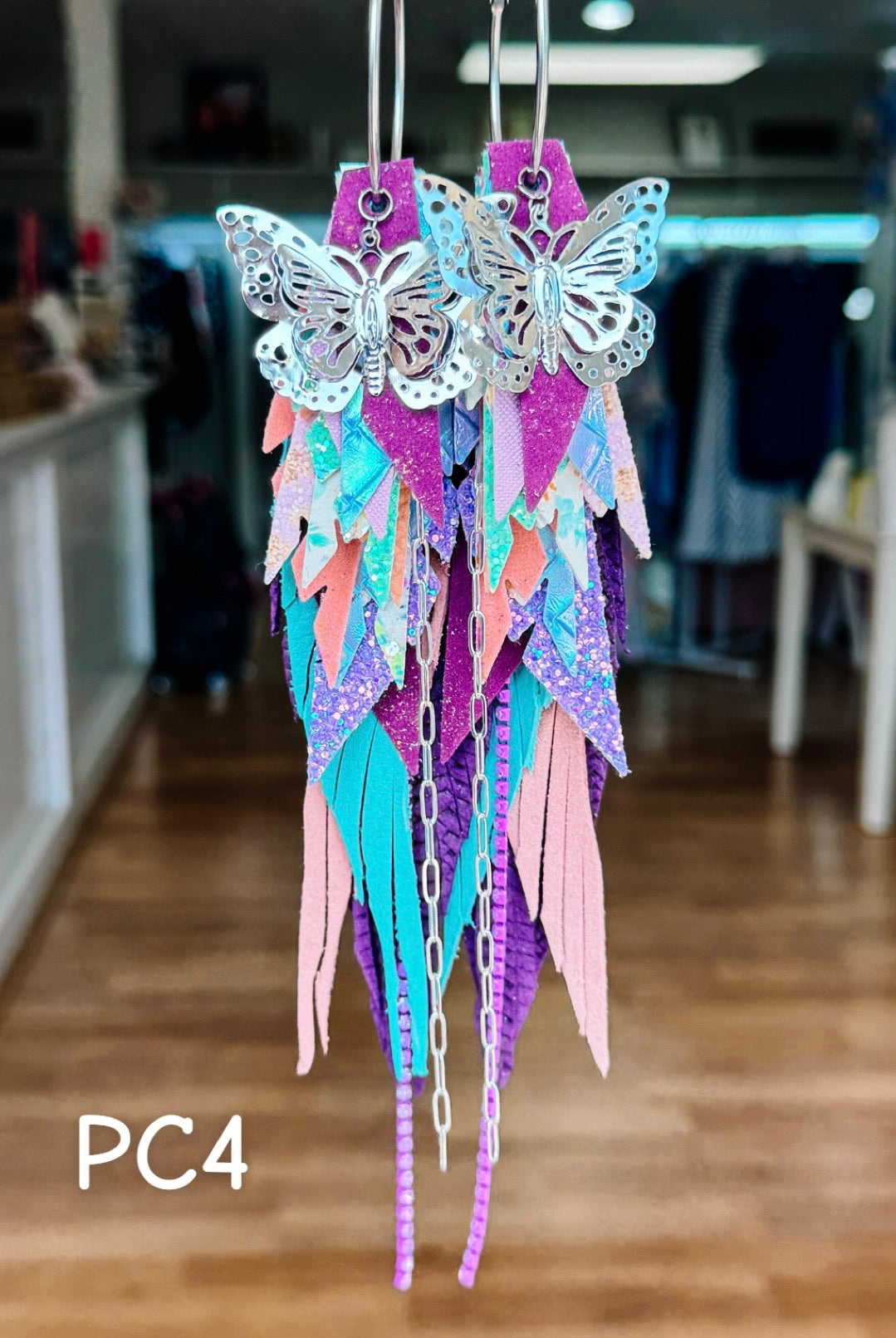 Jak Sprat Beg Your Pardon Collection: Mega Mic Drop Dangles-Earrings-Dear Me Southern Boutique, located in DeRidder, Louisiana