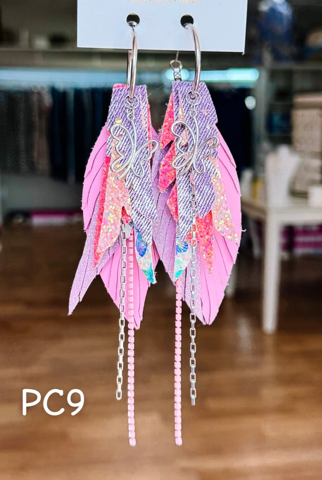 Jak Sprat Beg Your Pardon Collection: Mini Mic Drop Dangles-Earrings-Dear Me Southern Boutique, located in DeRidder, Louisiana
