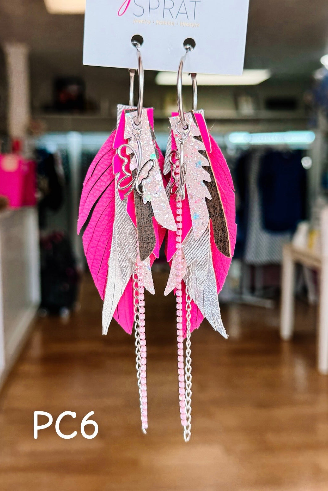 Jak Sprat Beg Your Pardon Collection: Mini Mic Drop Dangles-Earrings-Dear Me Southern Boutique, located in DeRidder, Louisiana