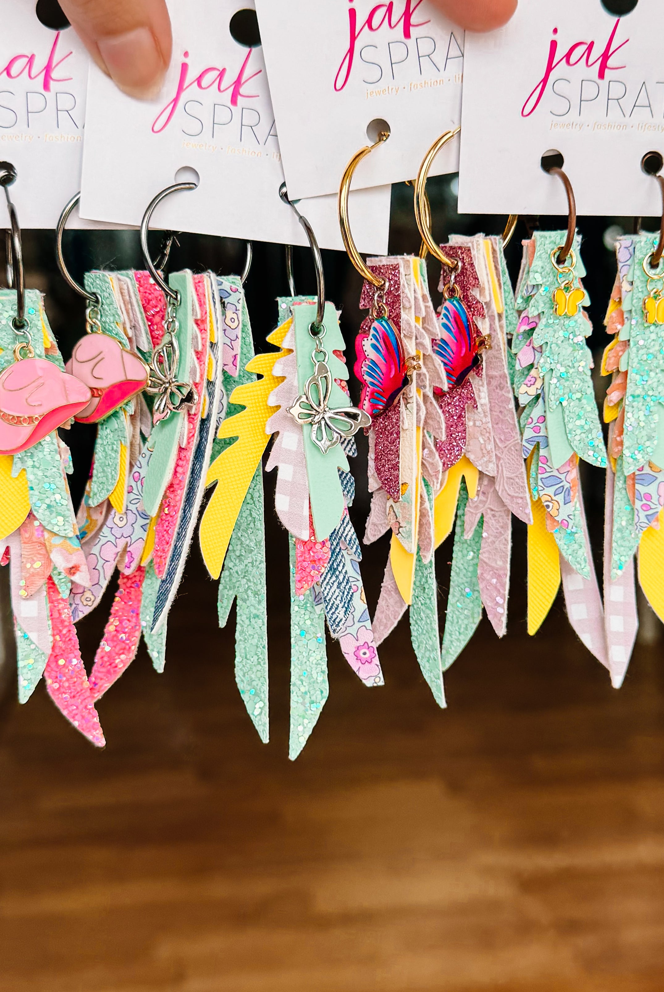 Jak Sprat Beg Your Pardon Collection: Thinny Thini Minis-Earrings-Dear Me Southern Boutique, located in DeRidder, Louisiana