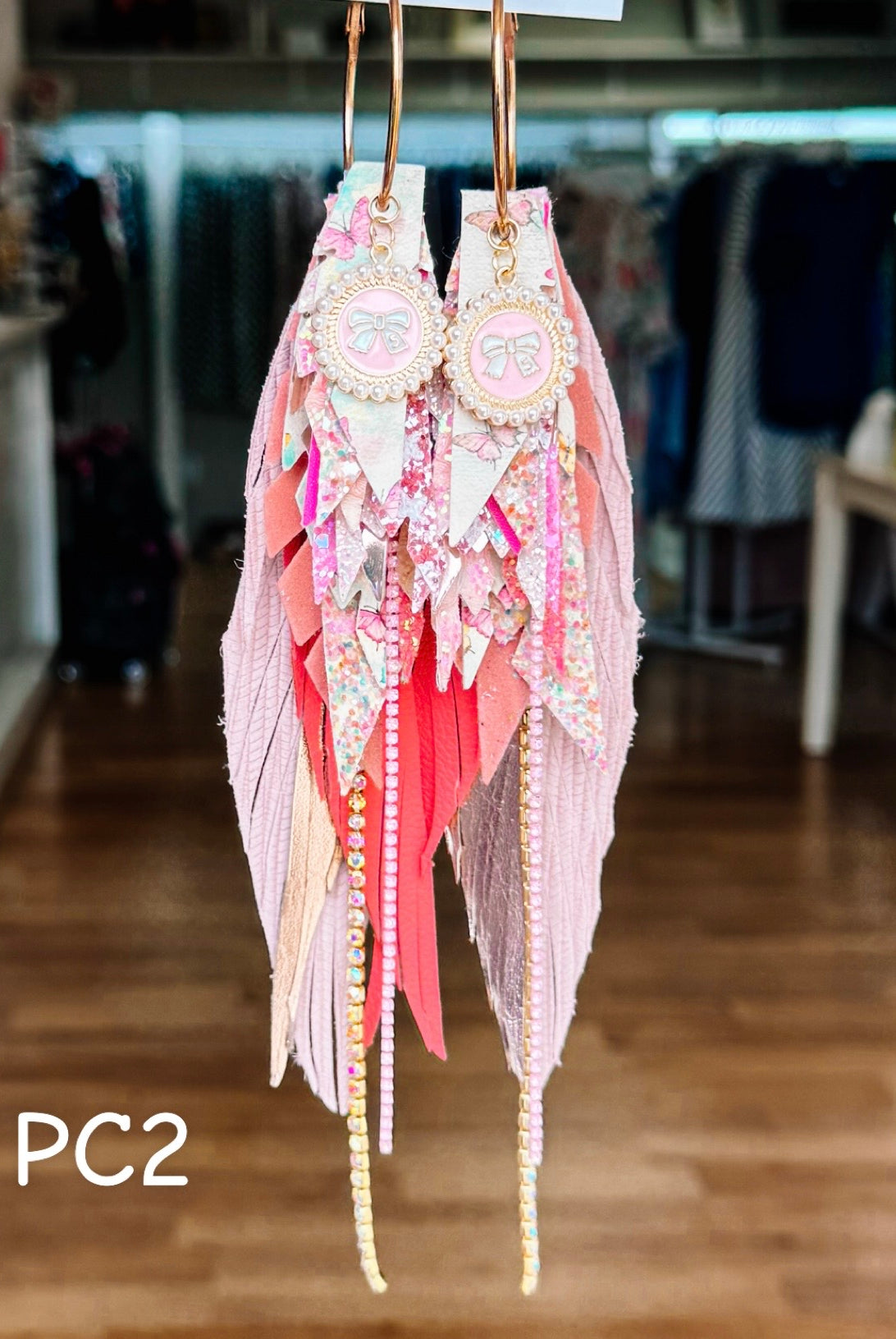 Jak Sprat Beg Your Parton Collection: Mega Mic Drop Dangles-Earrings-Dear Me Southern Boutique, located in DeRidder, Louisiana