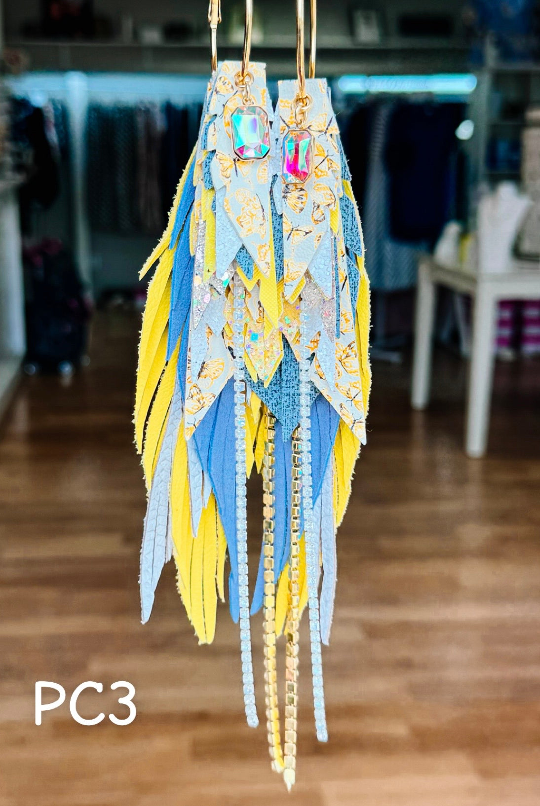 Jak Sprat Beg Your Parton Collection: Mega Mic Drop Dangles-Earrings-Dear Me Southern Boutique, located in DeRidder, Louisiana