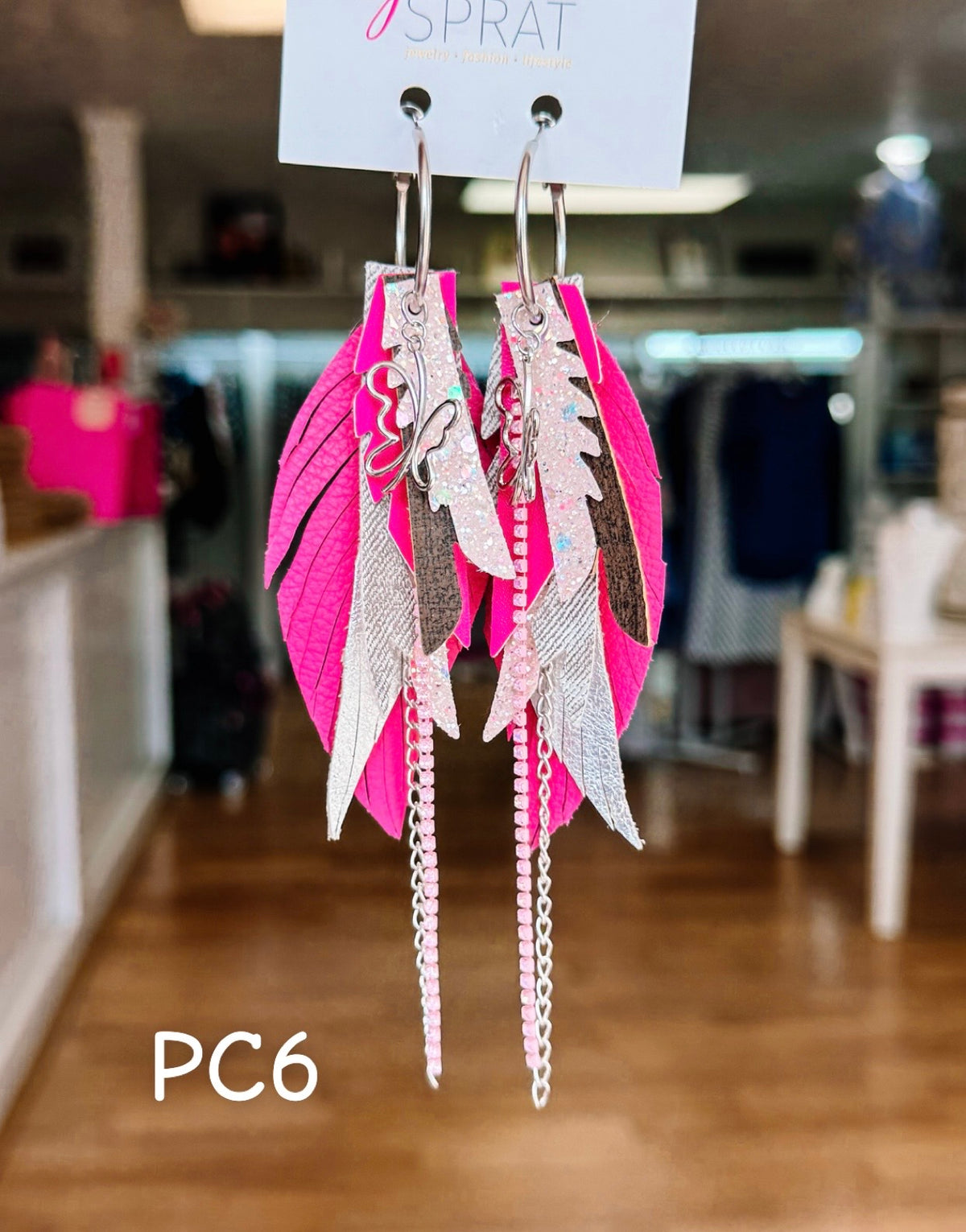 Jak Sprat Beg Your Parton Collection: Mini Mic Drop Dangles-Jewelry - Earrings-Dear Me Southern Boutique, located in DeRidder, Louisiana
