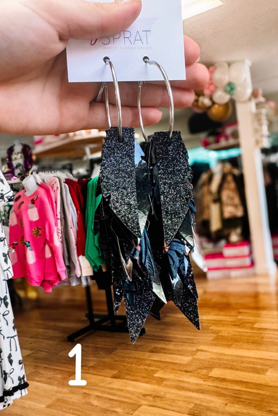Jak Sprat Black & Bold Collection: Fabulous Feather Dangles-Earrings-Dear Me Southern Boutique, located in DeRidder, Louisiana