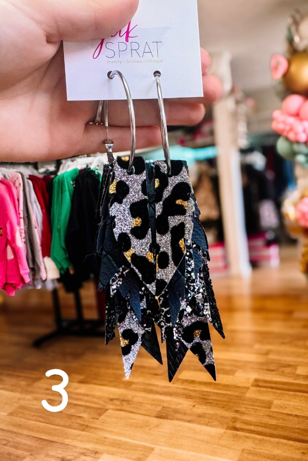 Jak Sprat Black & Bold Collection: Fabulous Feather Dangles-Earrings-Dear Me Southern Boutique, located in DeRidder, Louisiana