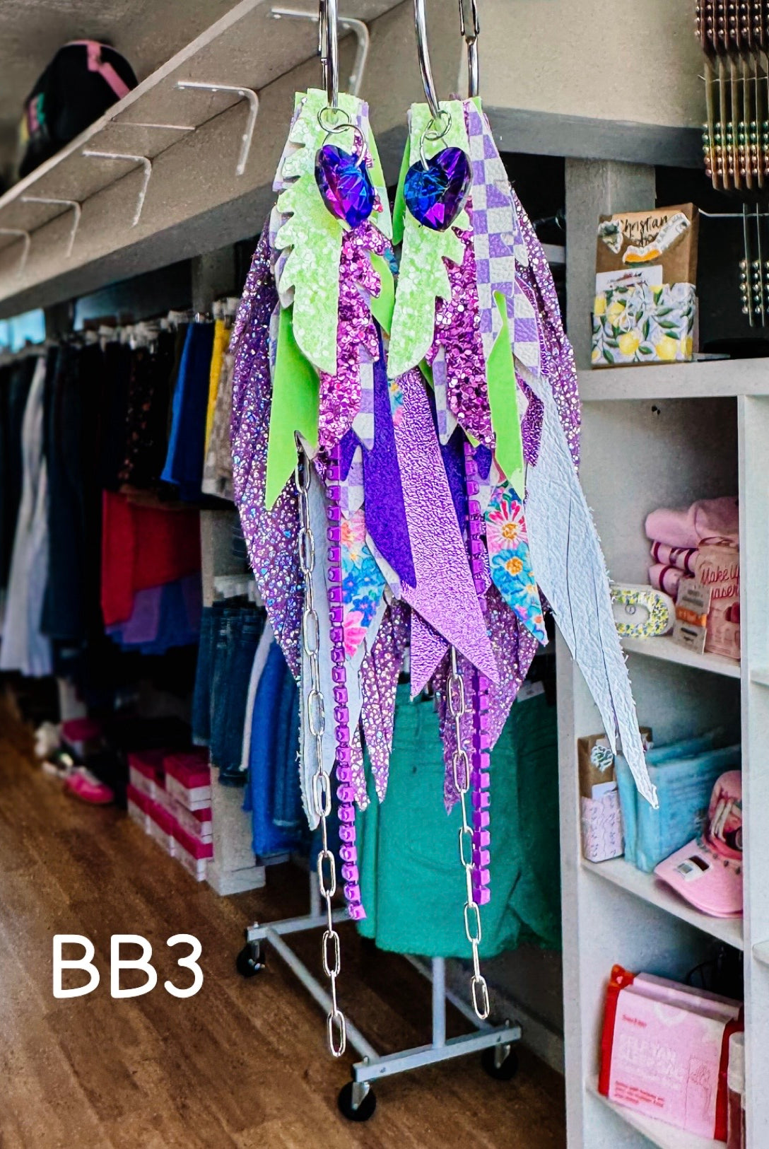 Jak Sprat Blooming Brights Collection: Medium Mic Drop Dangles-Earrings-Dear Me Southern Boutique, located in DeRidder, Louisiana