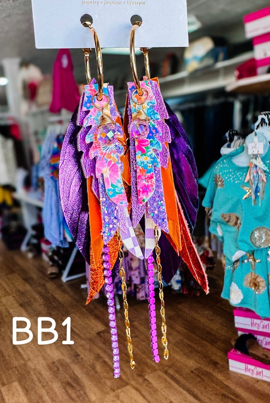 Jak Sprat Blooming Brights Collection: Mini Mic Drop Dangles-Earrings-Dear Me Southern Boutique, located in DeRidder, Louisiana
