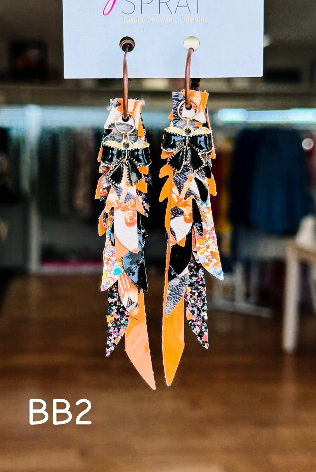 Jak Sprat Boos & Bows Collection: Thinny Thini Minis-Earrings-Dear Me Southern Boutique, located in DeRidder, Louisiana