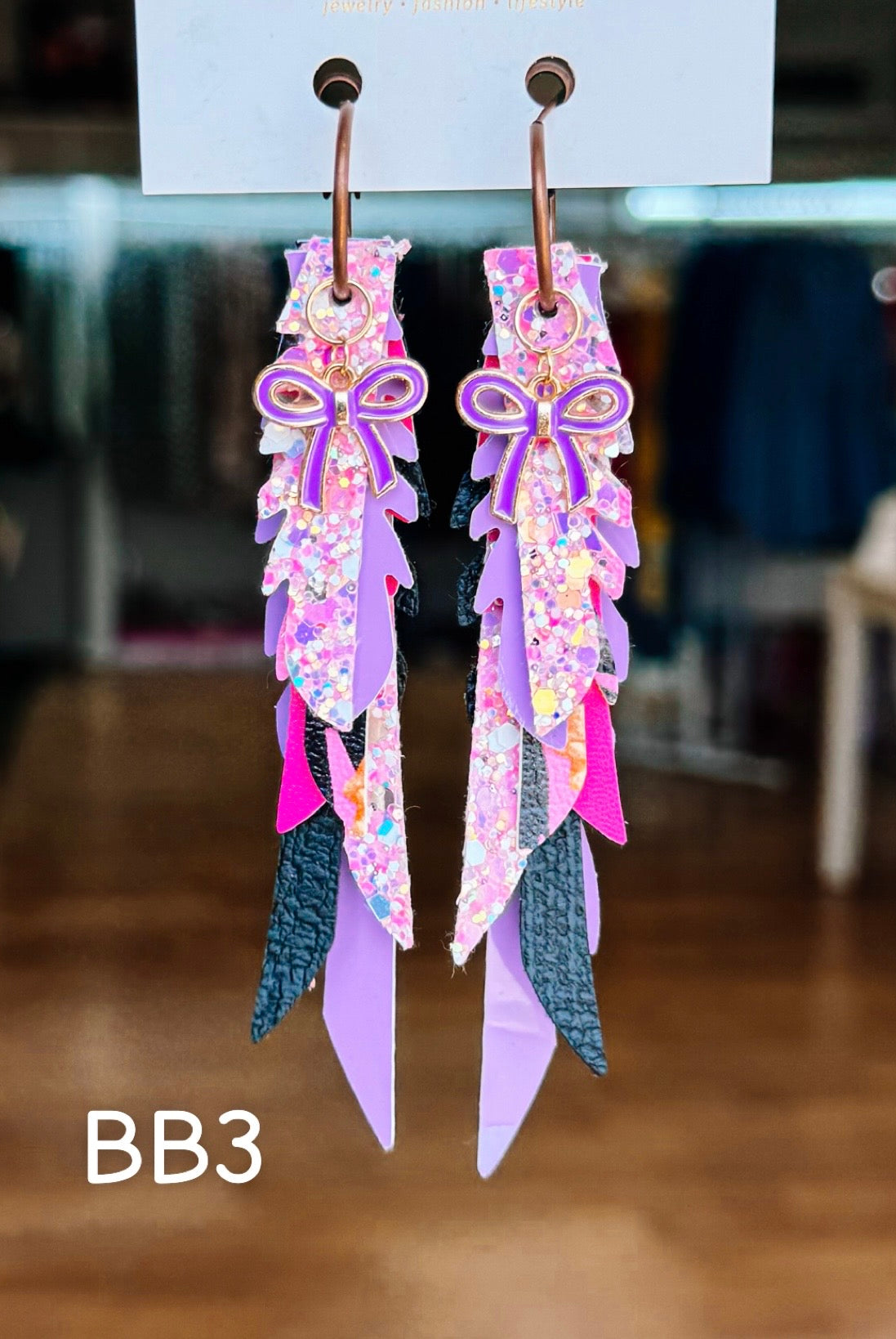 Jak Sprat Boos & Bows Collection: Thinny Thini Minis-Earrings-Dear Me Southern Boutique, located in DeRidder, Louisiana