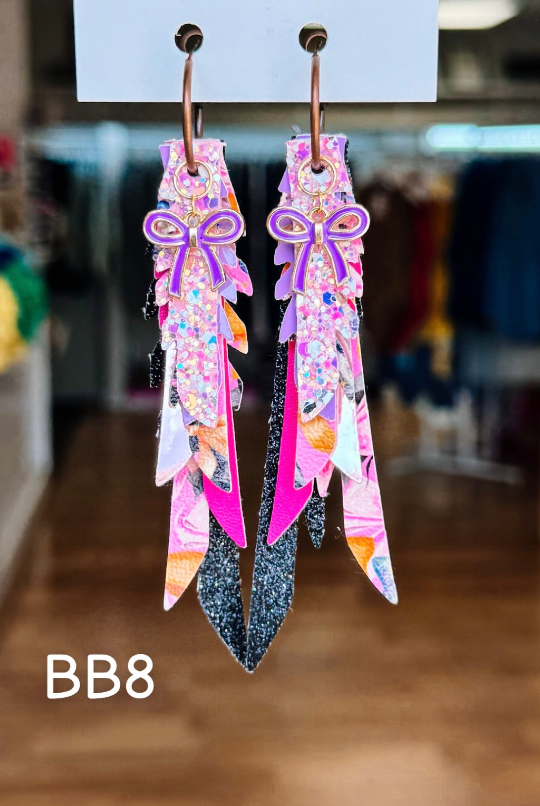 Jak Sprat Boos & Bows Collection: Thinny Thini Minis-Earrings-Dear Me Southern Boutique, located in DeRidder, Louisiana