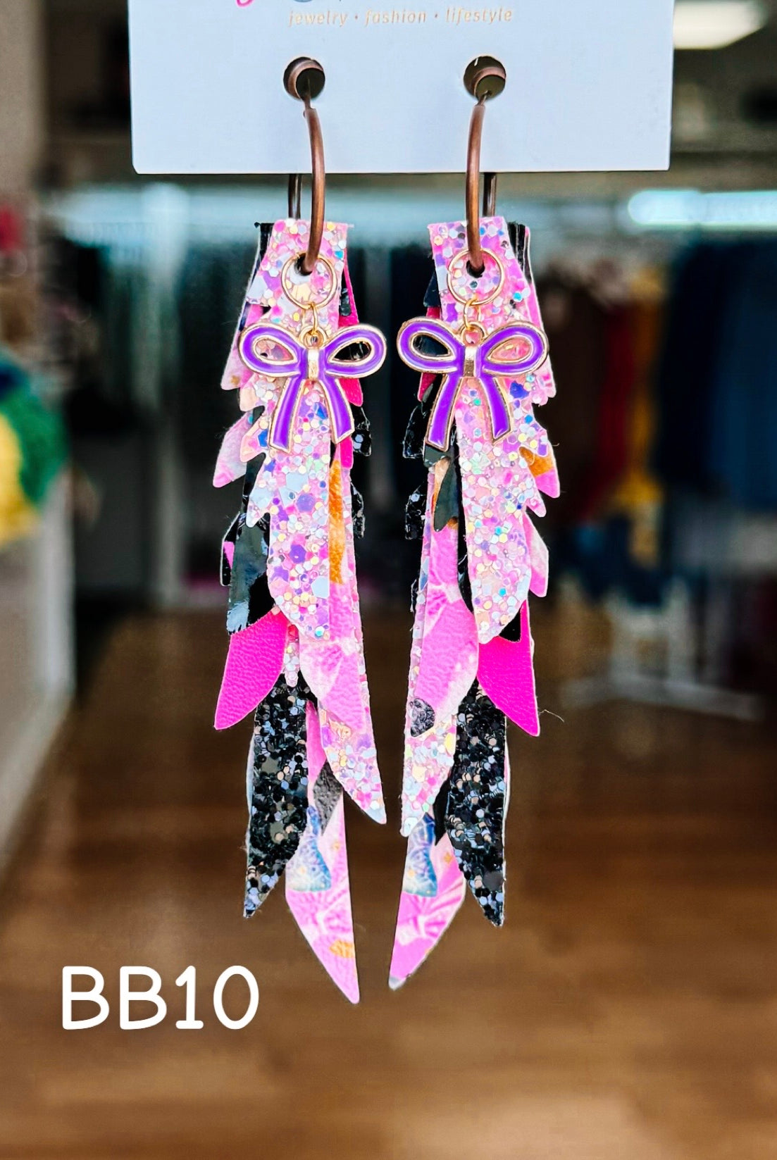 Jak Sprat Boos & Bows Collection: Thinny Thini Minis-Earrings-Dear Me Southern Boutique, located in DeRidder, Louisiana