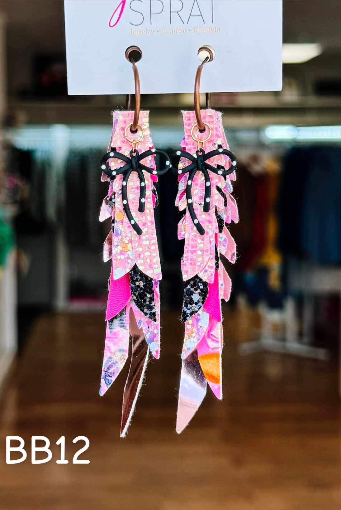 Jak Sprat Boos & Bows Collection: Thinny Thini Minis-Earrings-Dear Me Southern Boutique, located in DeRidder, Louisiana