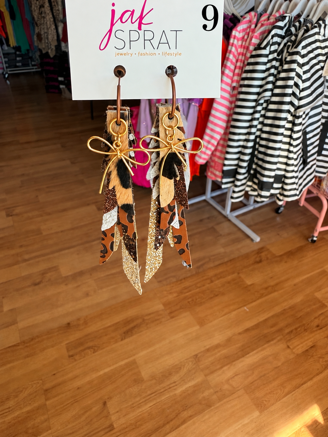 Jak Sprat Feral & Fabulous Collection: Thinny Thini Minis-Jewelry - Earrings-Dear Me Southern Boutique, located in DeRidder, Louisiana
