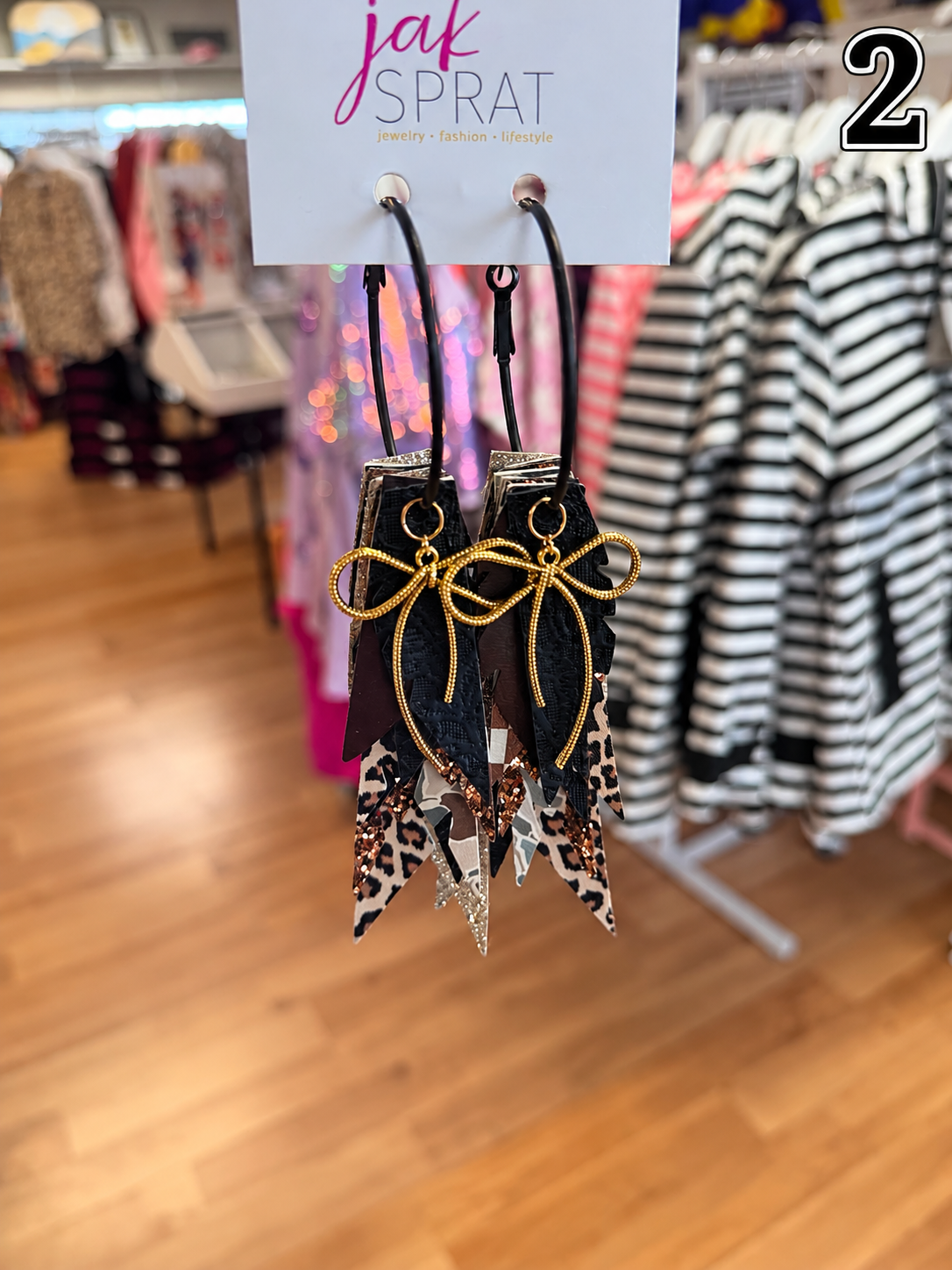 Jak Sprat Feral & Fabulous-Duck Camo Collection: Charmed Fabulous Feather Dangles-Jewelry - Earrings-Dear Me Southern Boutique, located in DeRidder, Louisiana