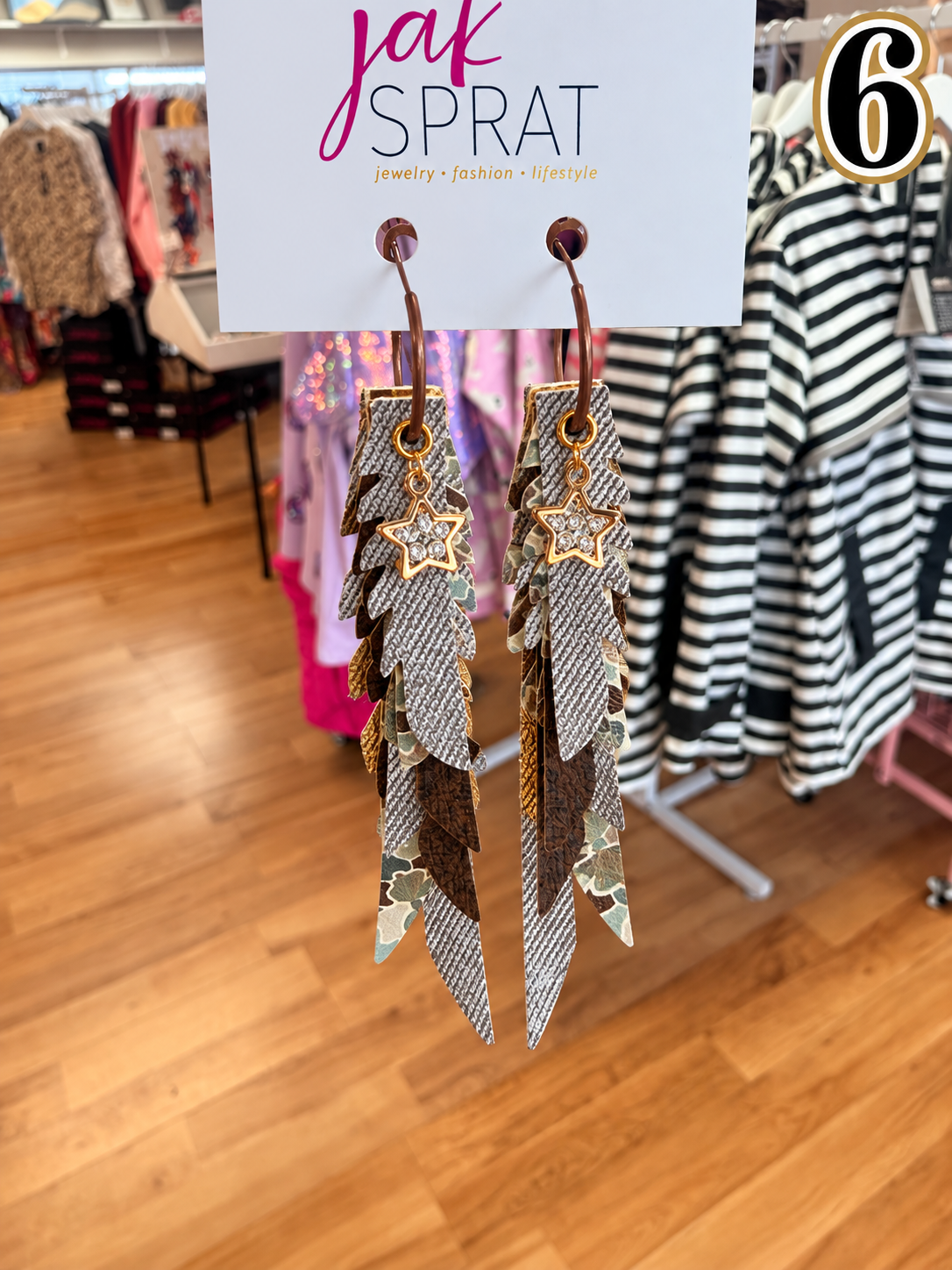 Jak Sprat Feral & Fabulous-Duck Camo Collection: Thinny Thini Minis-Jewelry - Earrings-Dear Me Southern Boutique, located in DeRidder, Louisiana