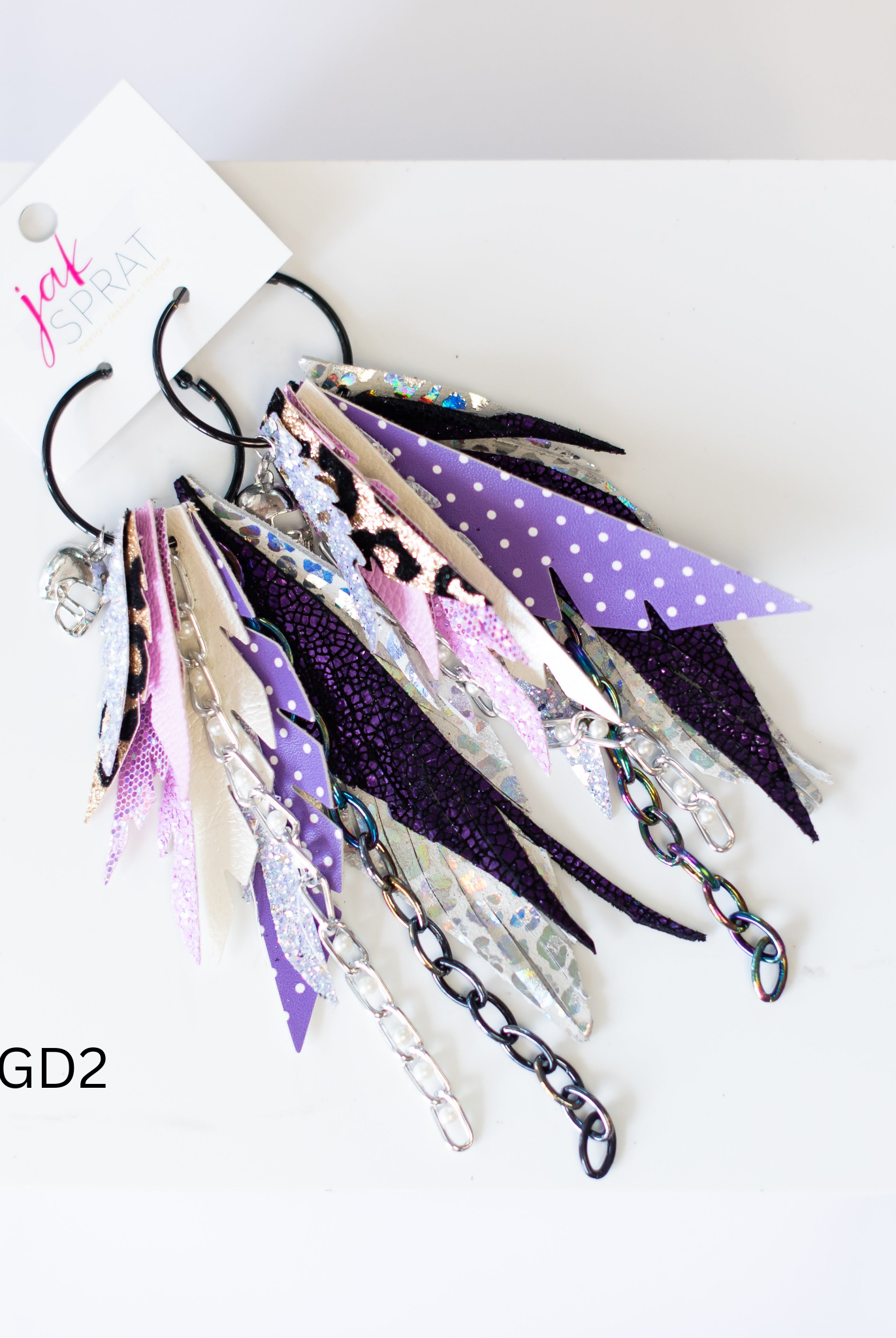 Jak Sprat Game Day Collection: Medium Mic Drop Dangles-Earrings-Dear Me Southern Boutique, located in DeRidder, Louisiana